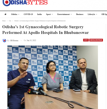 Dr GSS Robotic Surgery on News 02